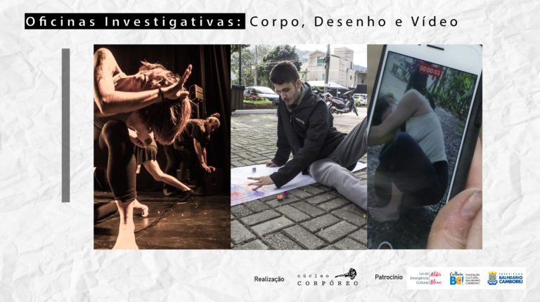 Abertas inscrições para oficinas gratuitas de dança, desenho e vídeo