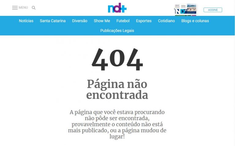 Erro 404 na política regional