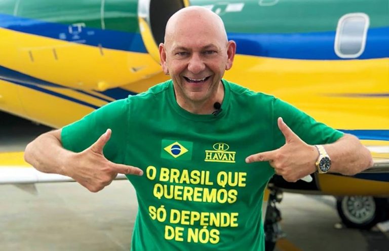 Luciano Hang confirma ter contraído Covid-19. Empresário teve alta nesta tarde.