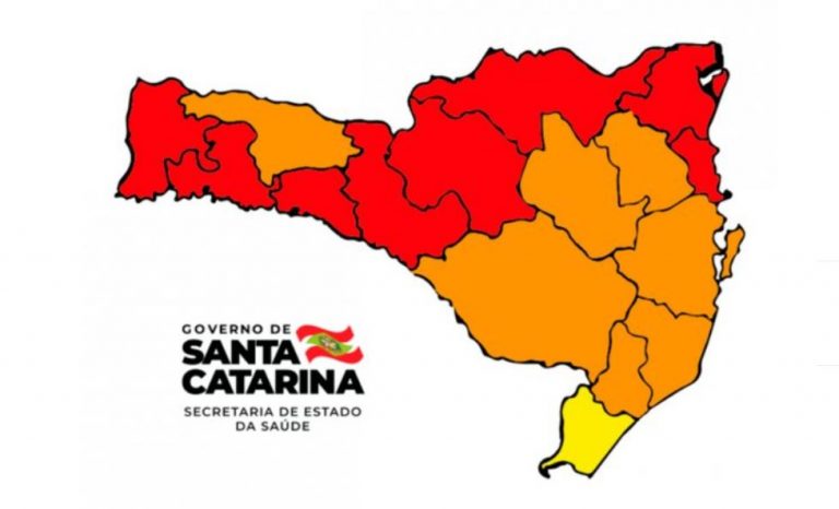 AMFRI segue em nível gravíssimo na matriz de risco. Confira as regiões.