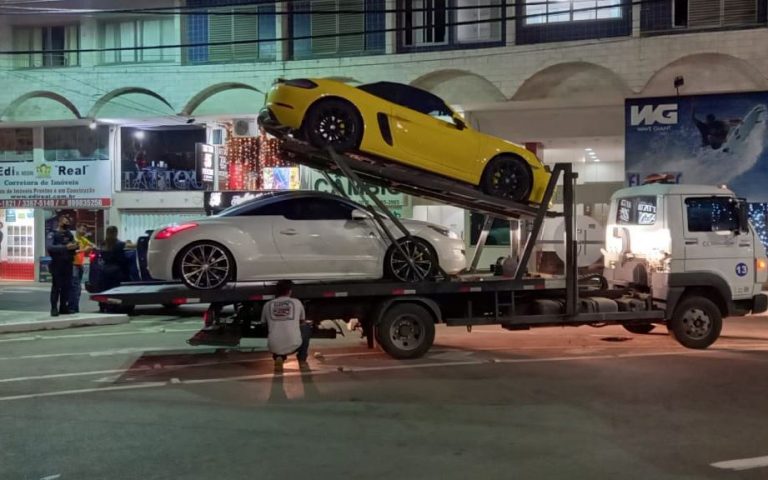 GM apreende carros de luxo que faziam racha na Atlântica