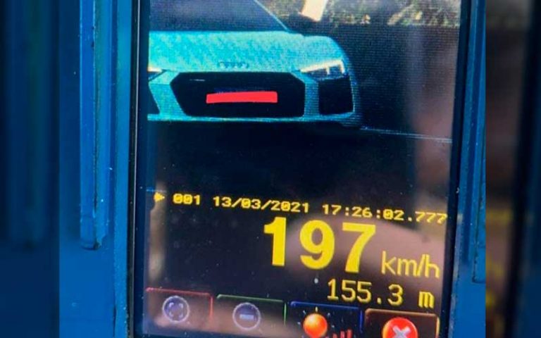 Motorista é flagrado a 197 Km/h em rodovia da Capital