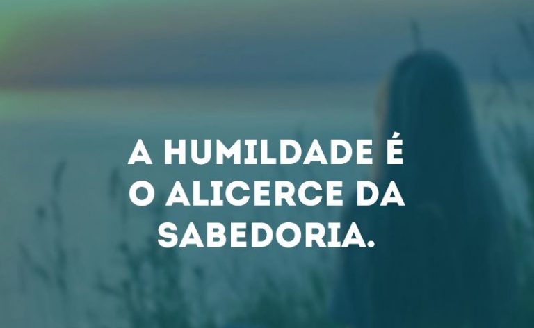 Humildade e transparência é fundamental