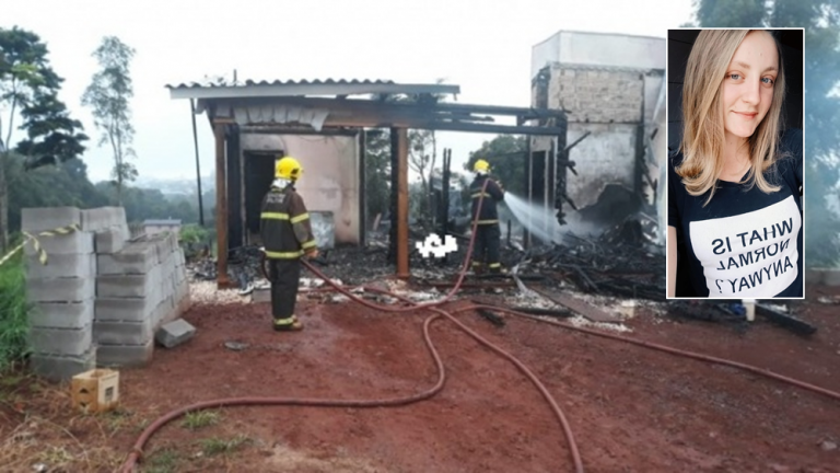 Jovem de 22 anos morre carbonizada dentro de casa em incêndio