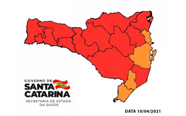 Região de Balneário Camboriú desce para o nível laranja de risco