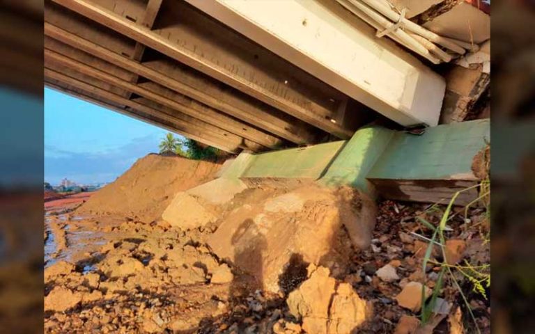 Obra pode ter influenciado no desmoronamento de ponte em Brusque