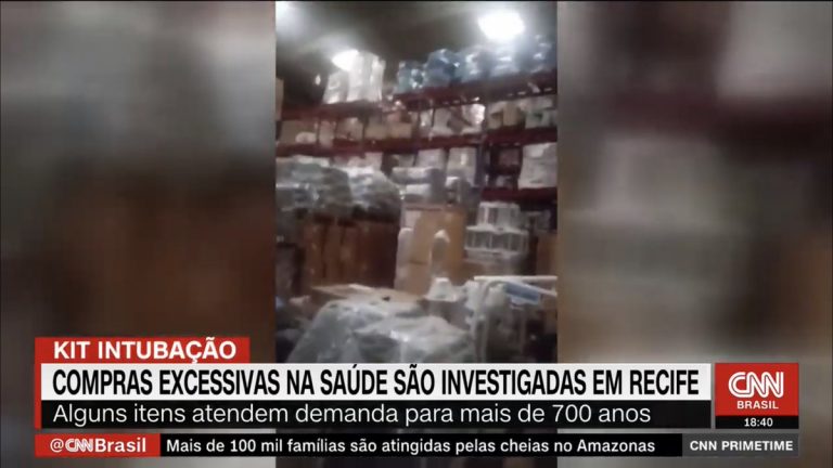 TCE-PE investiga superfaturamento em kit intubação no Recife