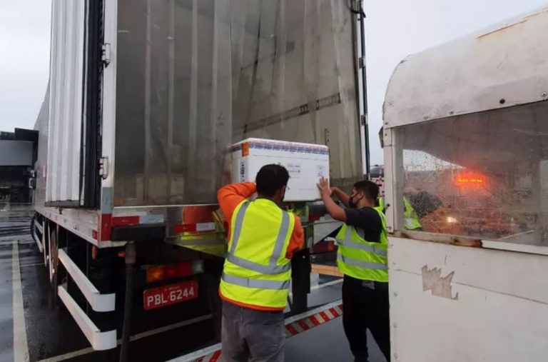 SC recebe mais 138,9 mil doses de vacina contra a Covid-19