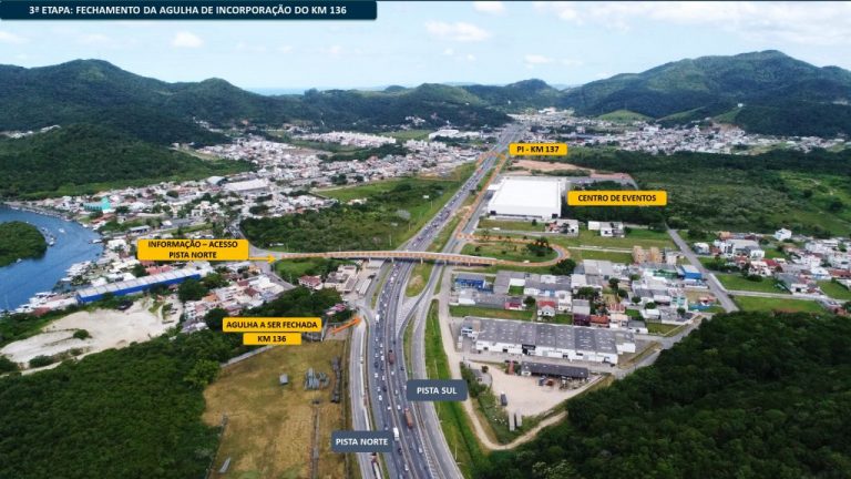 Acesso à Interpraias pelo viaduto da BR-101 ficará fechado ate o fim do mês