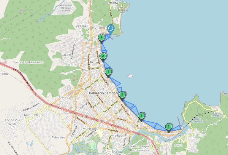 Acompanhe ao vivo as obras de alargamento da Praia Central de Balneário Camboriú