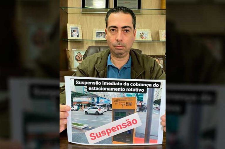 Vereador quer suspensão do rotativo até prefeitura resolver o transporte público