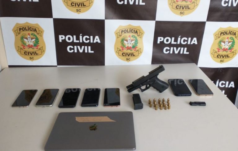 Polícia Civil prende três pessoas por extorsão e sequestro em Balneário Camboriú