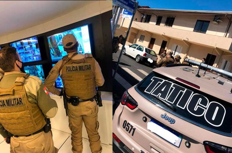 PM localiza automóvel usado em assalto no BC Shopping