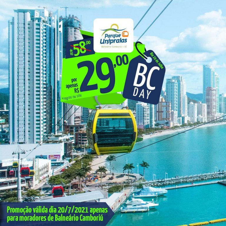 Aniversário de BC com desconto no Parque Unipraias e Barco Pirata