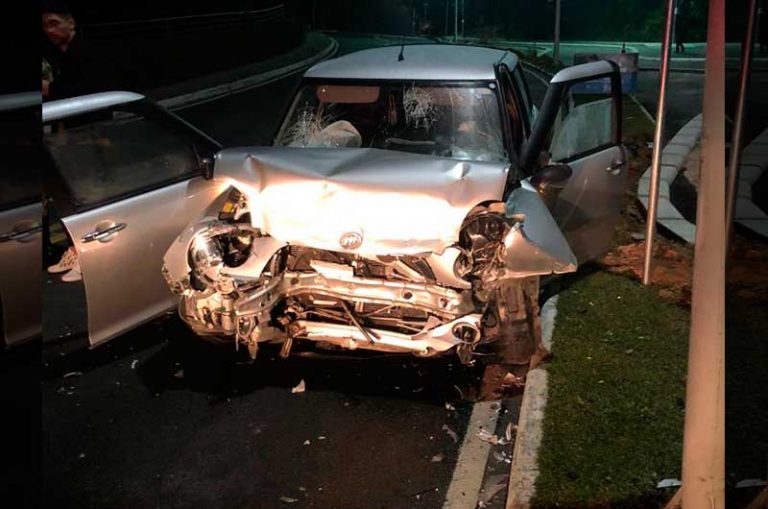 Acidente na Estrada da Rainha deixa 8 feridos