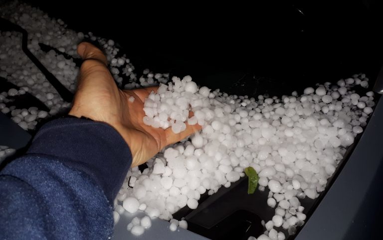 Temporais causam estragos no Sul antes da onda de frio