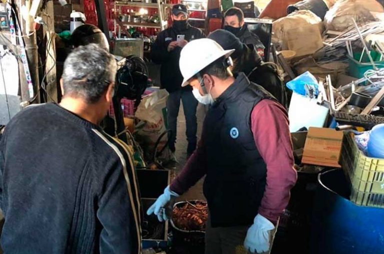Nova operação Alta Tensão faz vistoria em depósitos recicláveis