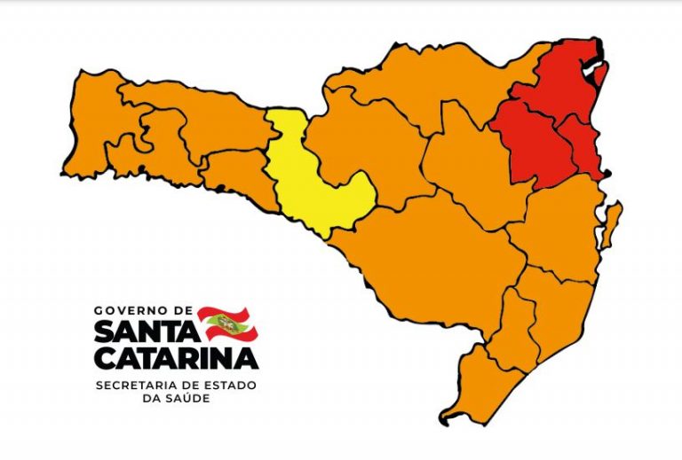Matriz aponta uma região em risco alto e apenas três em risco gravíssimo