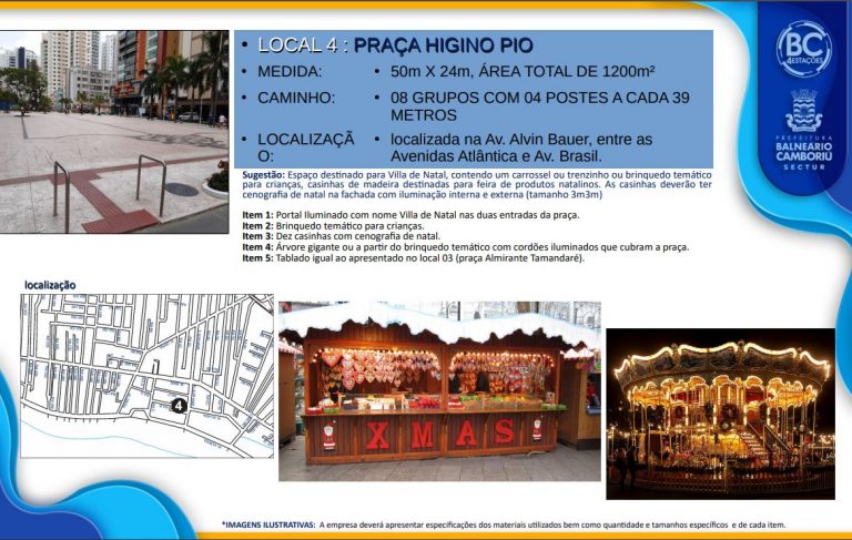 Turismo começa preparos de eventos de Natal e Primavera
