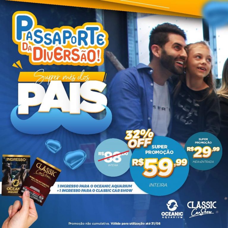 Em agosto tem super promoção para os pais no Grupo Oceanic