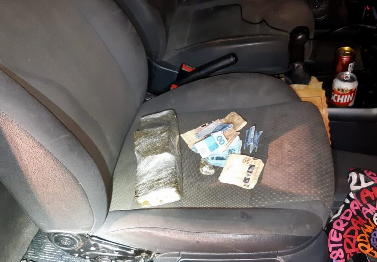 PRF apreende maconha e dinheiro na BR 101 em Itapema