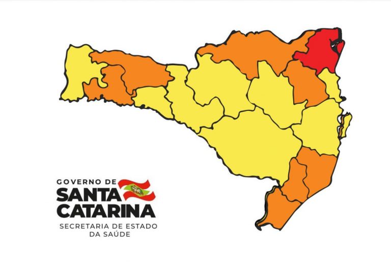Região da AMFRI desce para o nível amarelo na matriz de risco