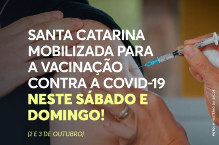 Estado organiza mutirão para imunizar a população contra a Covid-19 no próximo fim de semana