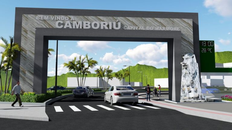 Prefeitura de Camboriú gastará 300 mil reais em novo pórtico