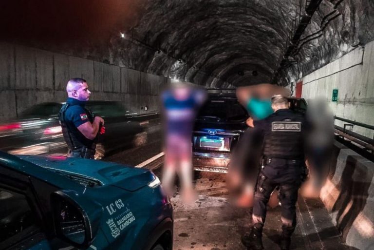 Golpistas são presos pela GM no Túnel do Morro do Boi