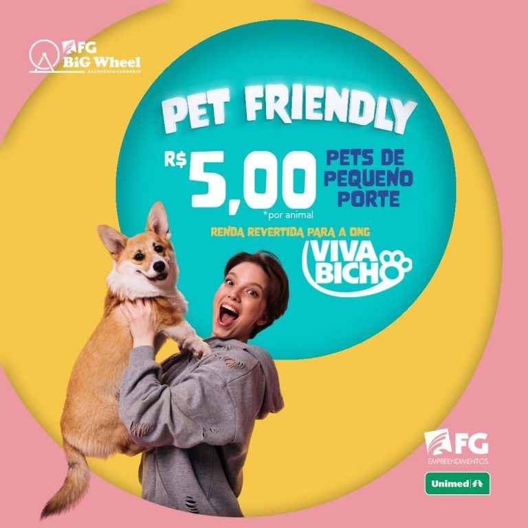 Ingresso Pet para ajudar a Viva Bicho continua na FG Big Wheel