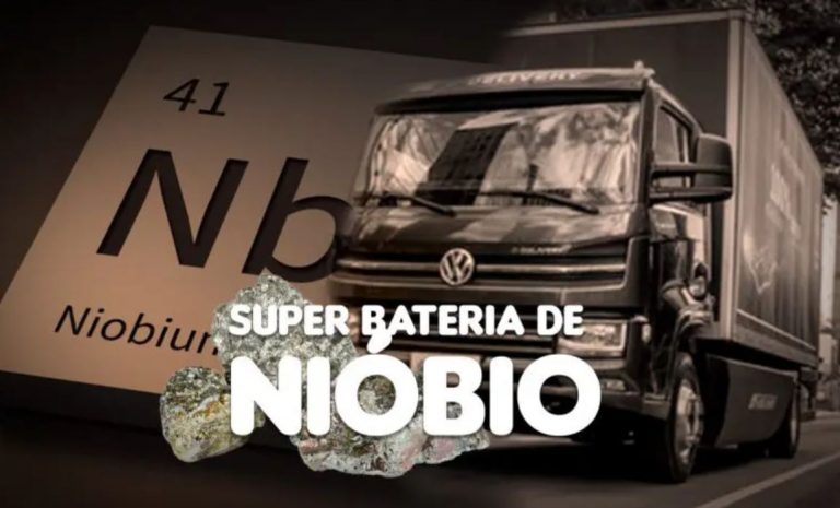 Super bateria de Nióbio brasileira deve revolucionar mercado de carga pesada