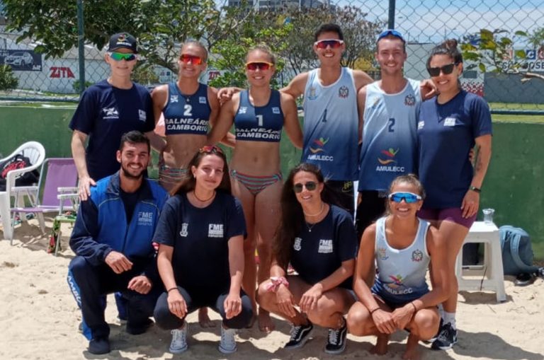 Vôlei de praia de Balneário Camboriú é campeão feminino em etapa do JASC
