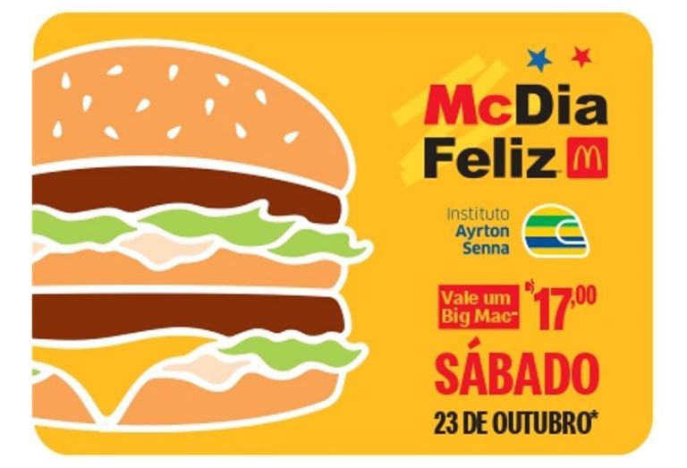 Vendas antecipadas para o McDia Feliz 2021 estão abertas
