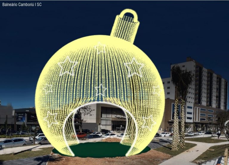 Atrasada um mês, decoração de Natal pode não sair em Balneário Camboriú