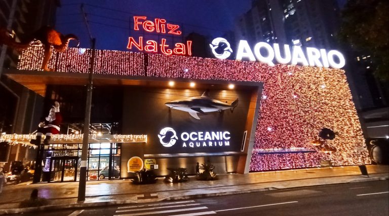 Abertura do Natal Solidário Oceanic Aquarium