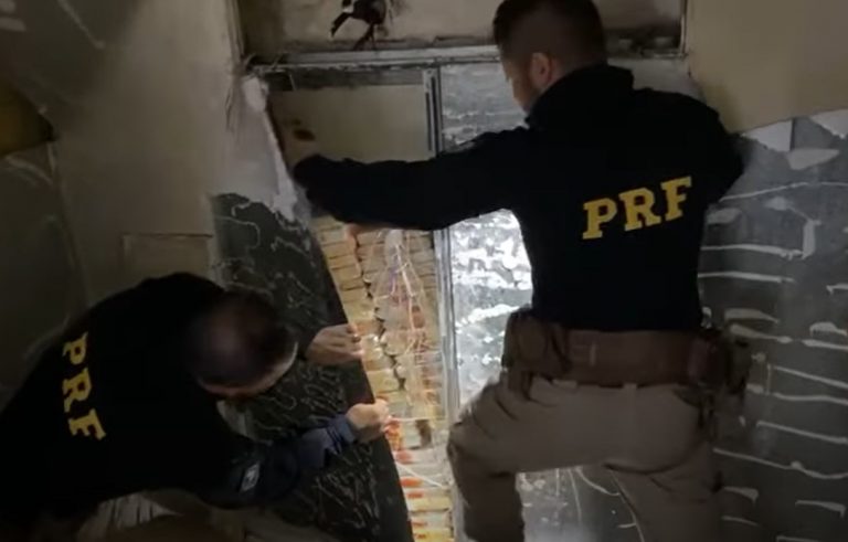 VÍDEO: PRF apreende 266 quilos de pasta base de cocaína