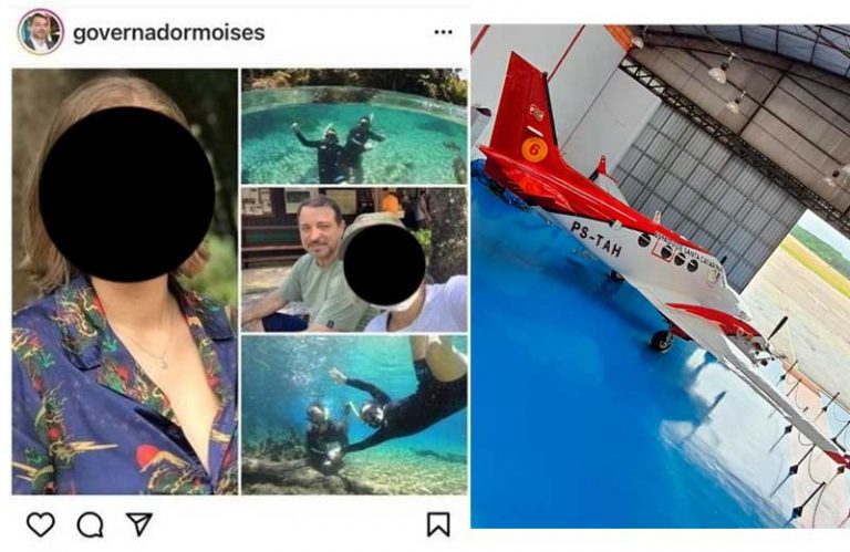 Em janeiro, Governador usou avião ambulância para ir de férias para Bonito – MS