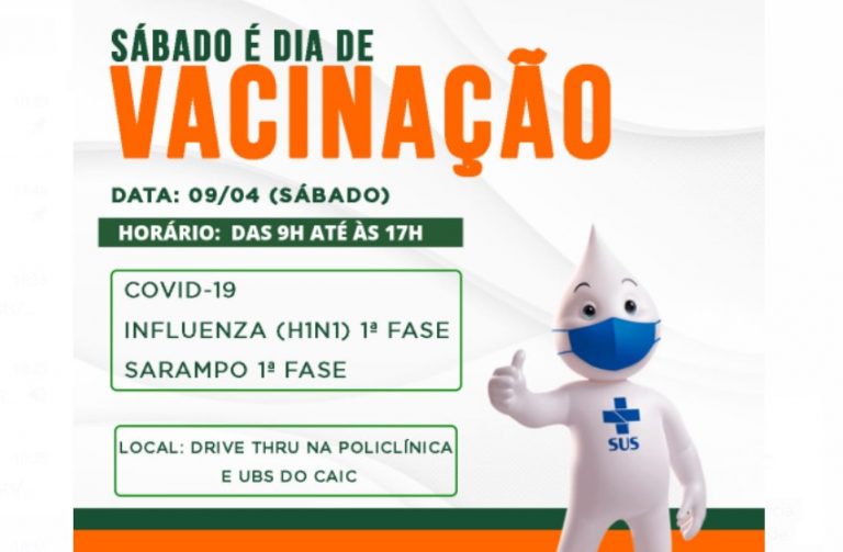 Sábado, dia 9, é dia de vacinação em Camboriú