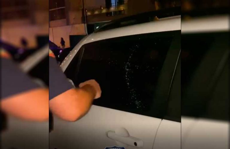 Cachorro é resgatado em carro fechado e donos são detidos por maus tratos