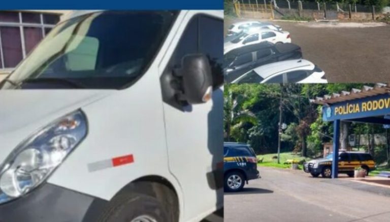 Van de município de SC é encontrada a mais de 200 km de distância no RS