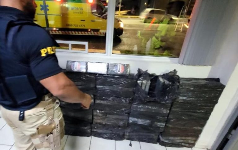 PRF intercepta quase 200kg de cocaína na BR 101