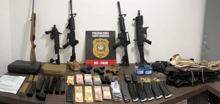 Operação conjunta da Polícia Civil e da PM prende três suspeitos de roubos a banco