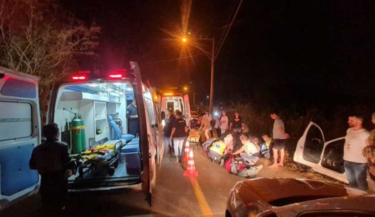 Motorista bêbado atropela 4 pessoas da mesma família saindo da Festa do Colono