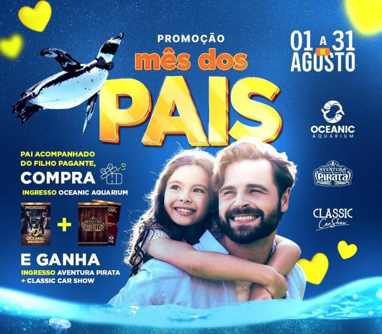 Promoção para os pais durante todo o mês de agosto no Grupo Oceanic