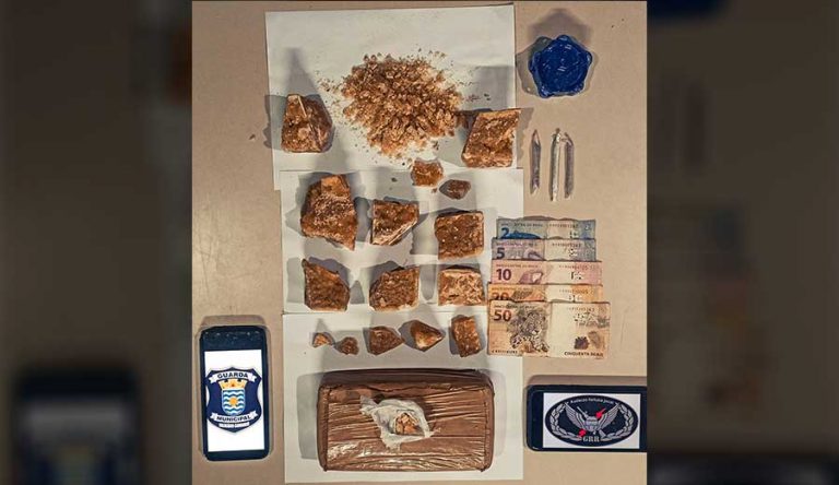 GM prende traficante com 2kg de crack em Balneário Camboriú