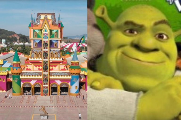 “Guerra” entre prefeitura de Penha e Beto Carrero sobrou até para o Shrek