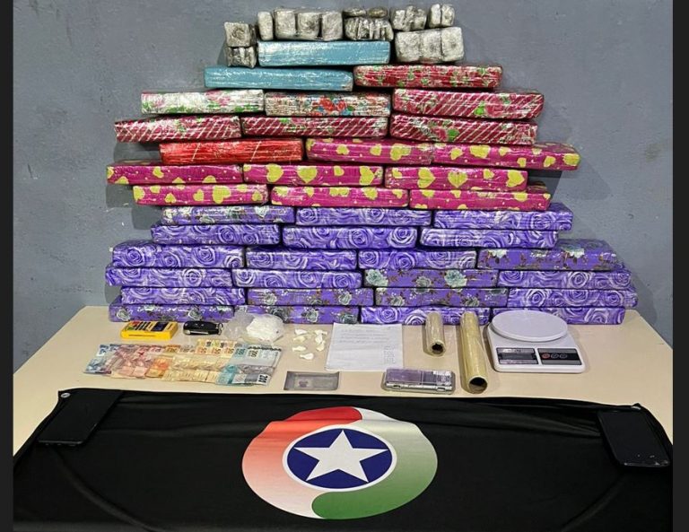 Homem é preso com quase 26kg de maconha