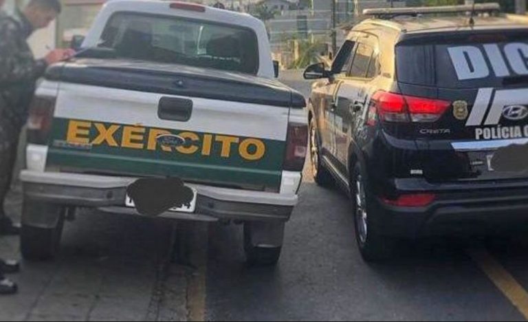 Polícia Civil e Exército realizam ação contra suspeita de comércio ilegal de armas em Balneário Camboriú