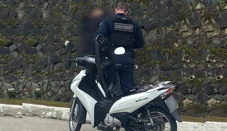 Foragido por triplo homicídio é preso pela GM com moto roubada