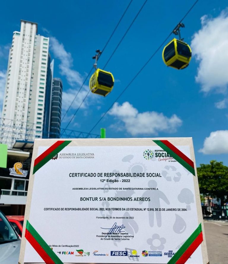 Parque Unipraias recebe Certificado de Responsabilidade Social da Alesc